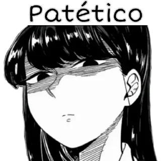 🙄 emoji Komi-San Telegram sticker 14 of 30