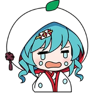 😣 emoji Miku Telegram sticker 23 of 40