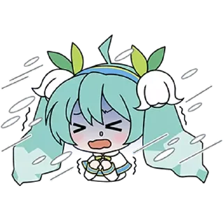 😣 emoji Miku Telegram sticker 11 of 40