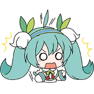 😳 emoji Miku Telegram sticker 15 of 40