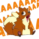 🅰️ emoji Terminal Foxx Animated Telegram sticker 13 of 13