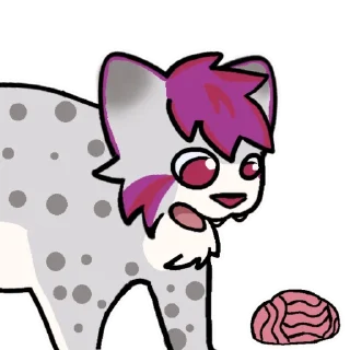 🧠 emoji Wollkenn Lynx Telegram sticker 7 of 9