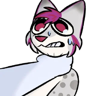 😡 emoji Wollkenn Lynx Telegram sticker 5 of 9