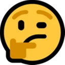 🤔 emoji Windows 10 Telegram sticker 6 of 120