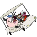 😲 emoji Regular Show Telegram sticker 21 of 24