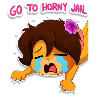 😢 emoji Keiko and Jin Telegram sticker 23 of 32