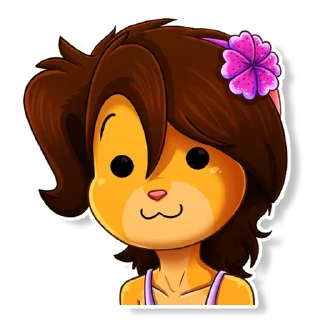 😶 emoji Keiko and Jin Telegram sticker 17 of 32