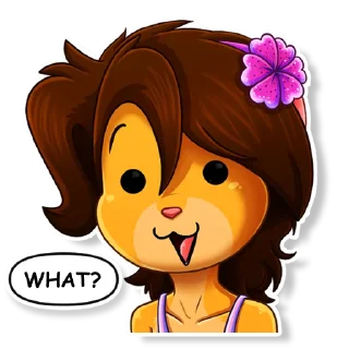 🤨 emoji Keiko and Jin Telegram sticker 18 of 32