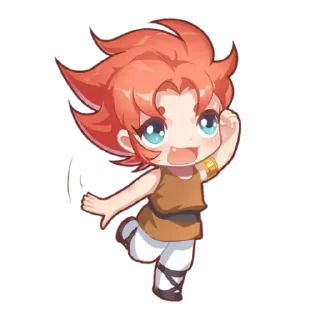 🙋‍♂️ emoji Saint Seiya Telegram sticker 16 of 34