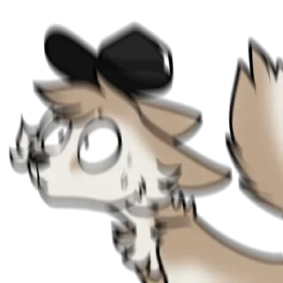 Sticker from machFennec has large ears!
