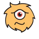 🙁 emoji Kik Fuzz Telegram sticker 18 of 19