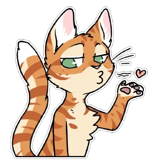 Sticker from Orange Cat by maimface