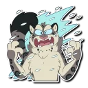 ❄️ emoji Snow Leopard (round 2!) Telegram sticker 24 of 120