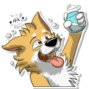 🍺 emoji Duke Corgi Telegram sticker 15 of 69