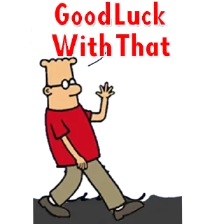 👋 emoji Scott Adams Telegram sticker 23 of 23