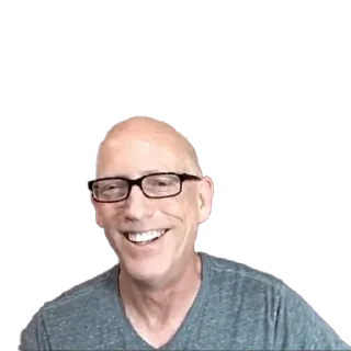 😀 emoji Scott Adams Telegram sticker 5 of 23