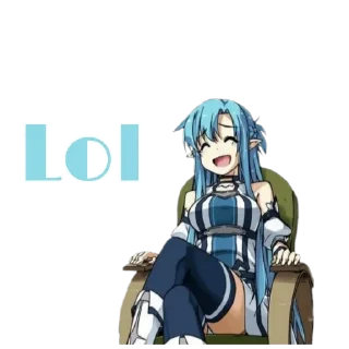😀 emoji Asuna's Of Telegram sticker 5 of 35