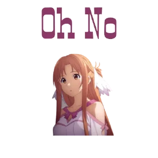 😬 emoji Asuna's Of Telegram sticker 18 of 35