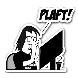 🙀 emoji Vida de Programador Telegram sticker 14 of 23