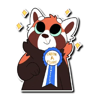 ✨ emoji Red Panda Telegram sticker 23 of 120