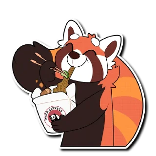 🥟 emoji Red Panda Telegram sticker 21 of 120