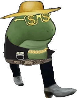 🐸 emoji Walking Frens Telegram sticker 18 of 32