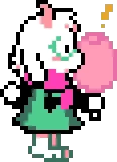 ❗️ emoji Ralsei Sprites Telegram sticker 6 of 95