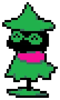 🎎 emoji Ralsei Sprites Telegram sticker 8 of 95