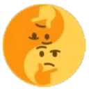 🤔 emoji Memes de retardado Telegram sticker 17 of 102