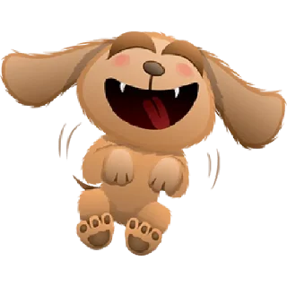 😍 emoji Jota Cachorro Caramelo Telegram sticker 5 of 15