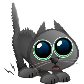 😣 emoji Jota Gato Preto Telegram sticker 10 of 14