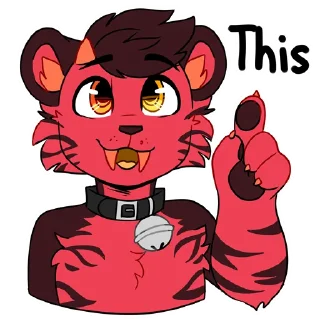 👆 emoji Cinder Stickers Telegram sticker 13 of 81