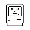 Sticker from Classic Mac