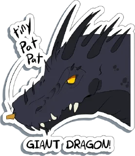 🐲 emoji Pat-Pat All the Dergs! Telegram sticker 11 of 18