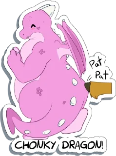 🐉 emoji Pat-Pat All the Dergs! Telegram sticker 10 of 18