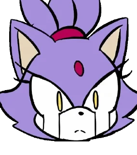 Sticker from Blaze the Cat