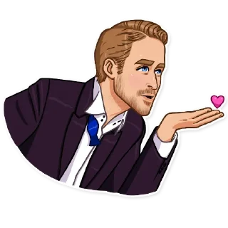 Sticker from Ryan Gosling