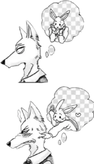 🥰 emoji Beastars Telegram sticker 11 of 36