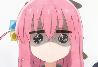 🤨 emoji Bocchi The Rock Telegram sticker 16 of 46