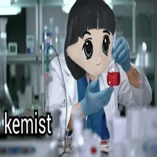 👩‍🔬 emoji Quamfy Milady Telegram sticker 5 of 120