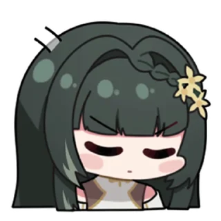 😌 emoji @Sparklelover 鸣潮WW第一弹 Telegram sticker 17 of 24