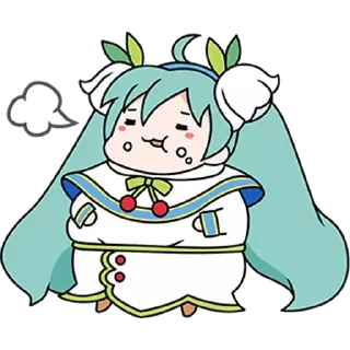 😋 emoji Miku Telegram sticker 20 of 40