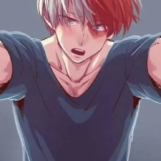 🔥 emoji Shoto Todoroki Telegram sticker 19 of 120