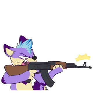 💢 emoji Riley Coyote Telegram sticker 16 of 102
