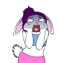 Sticker from Reggie The Bunny Animated