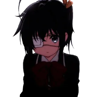 🤨 emoji Takanashi Rikka Telegram sticker 9 of 13