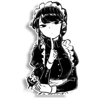 😶 emoji Komi-san Telegram sticker 7 of 30