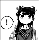 😯 emoji Komi-san Telegram sticker 7 of 120