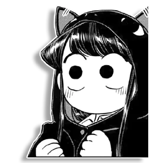 😶 emoji Komi-san Telegram sticker 6 of 30