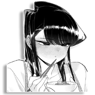 😶 emoji Komi-san Telegram sticker 18 of 30